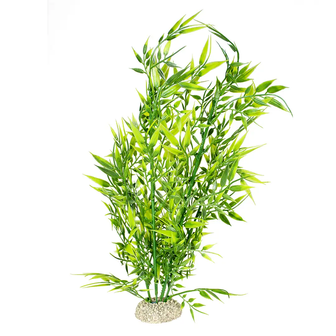 Kunstplant Bamboo groen - Afbeelding 2
