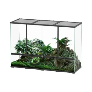 Terrarium/Paludarium zwart 132 x 45 x 90 cm