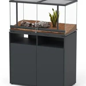 Terrarium Meubel zwart 88 x 45 cm