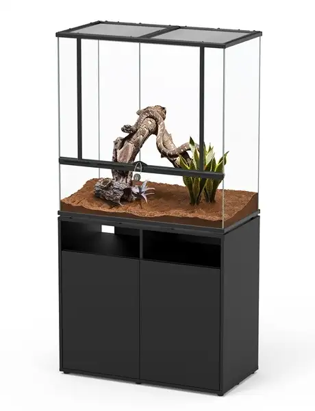 Smart Line Terrarium zwart 88 x 45 x 90 cm - Afbeelding 3