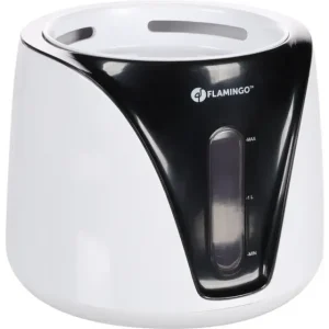 Keramische Waterfontein Petrol/wit 1.5 Liter